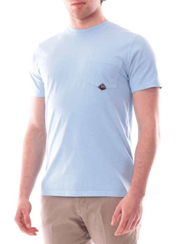 ROY ROGERS T-Shirt Roy Rogers Pocket Celeste