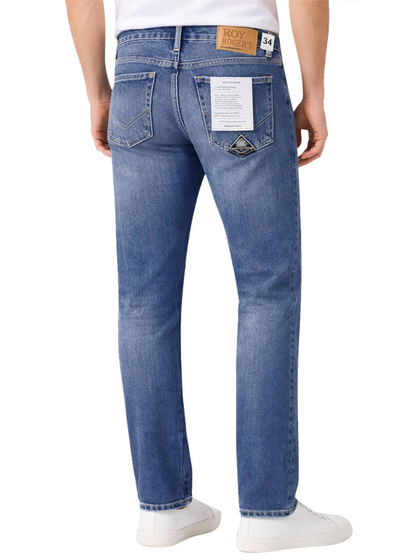 ROY ROGERS Roy Rogers Jeans Uomo Cult Wide Regular Fit Denim