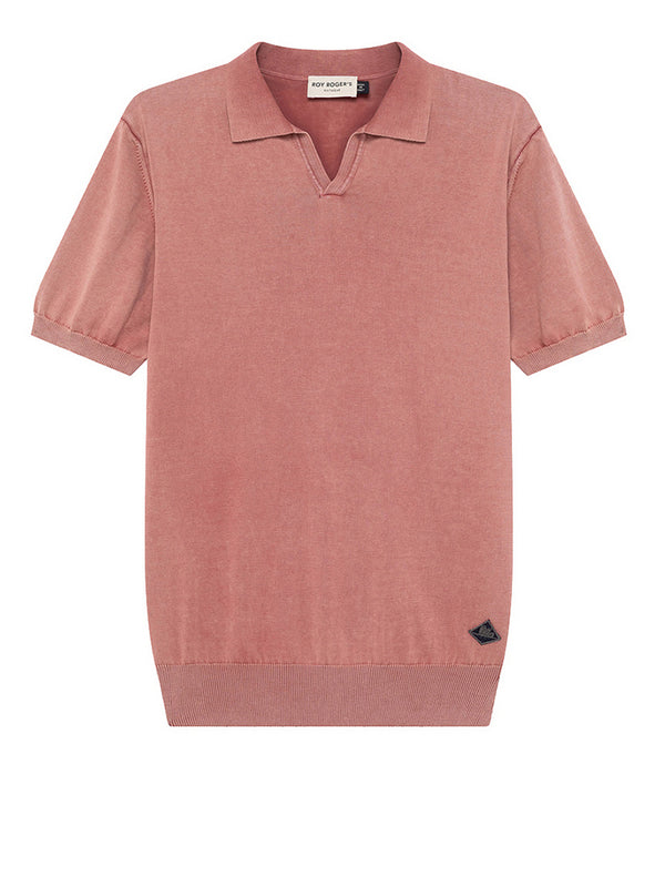 ROY ROGERS Polo Roy Rogers In Cotone Dyed - Salmone