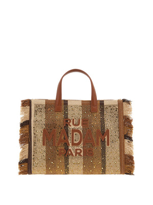 RUE MADAM Borsa A Mano Rue Madam Casablanca - Marrone