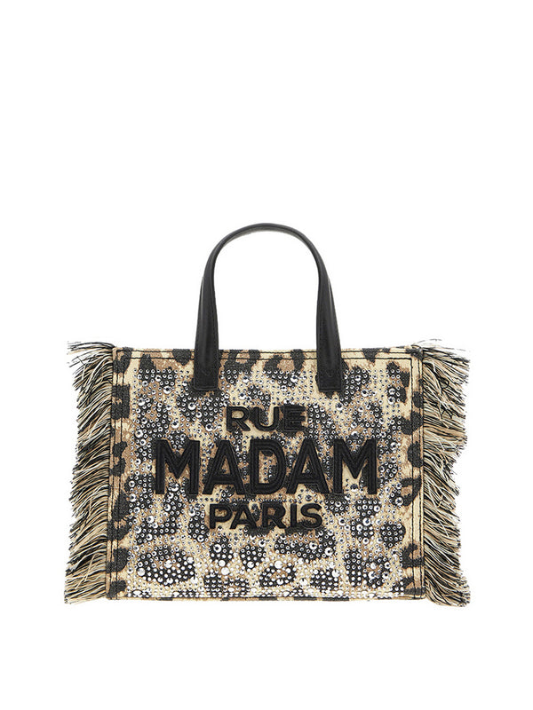 RUE MADAM Borsa A Mano Rue Madam Casablanca Mini - Leopardato