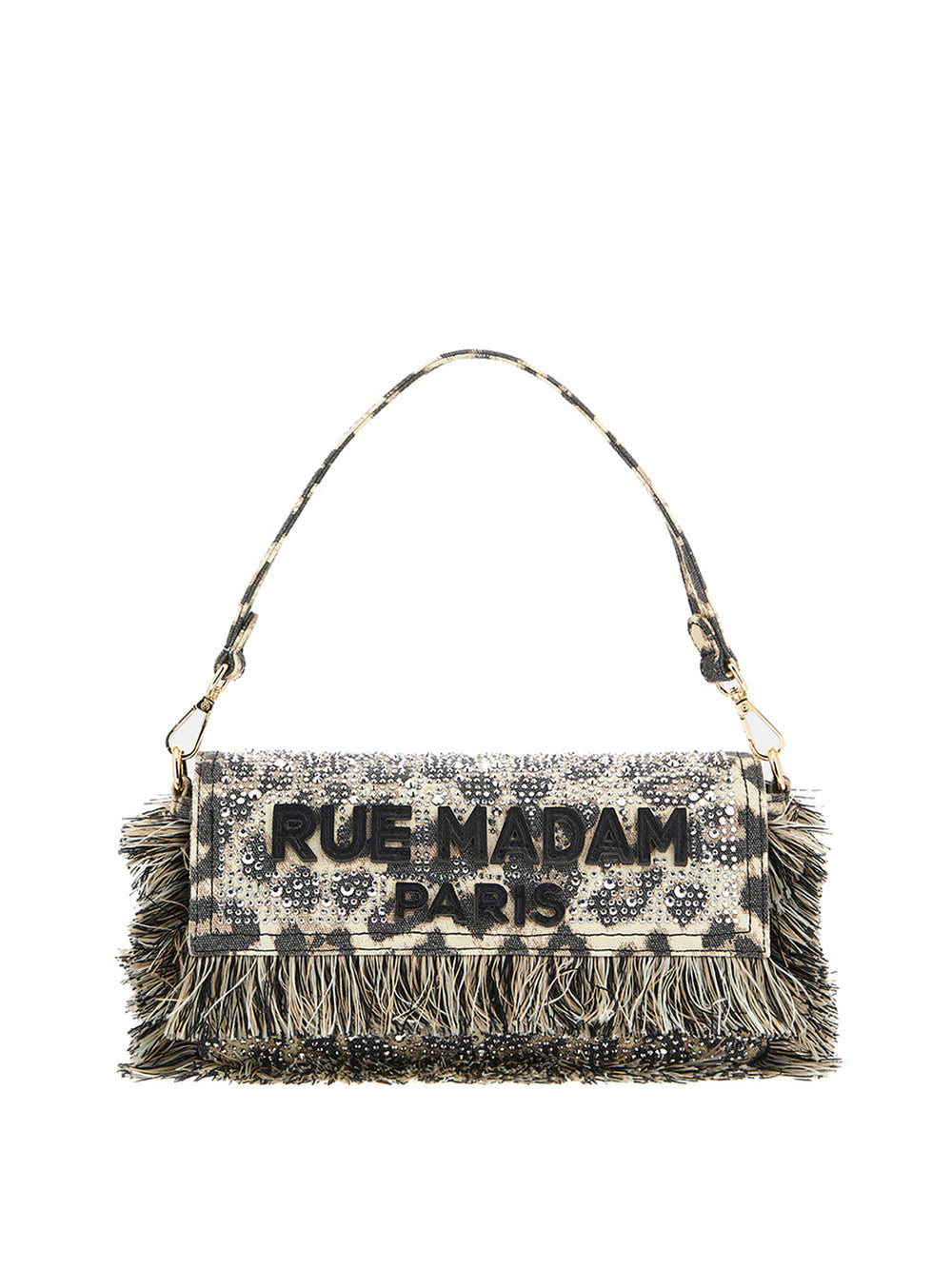 RUE MADAM Borsa A Spalla Rue Madam Casablanca - Leopardato