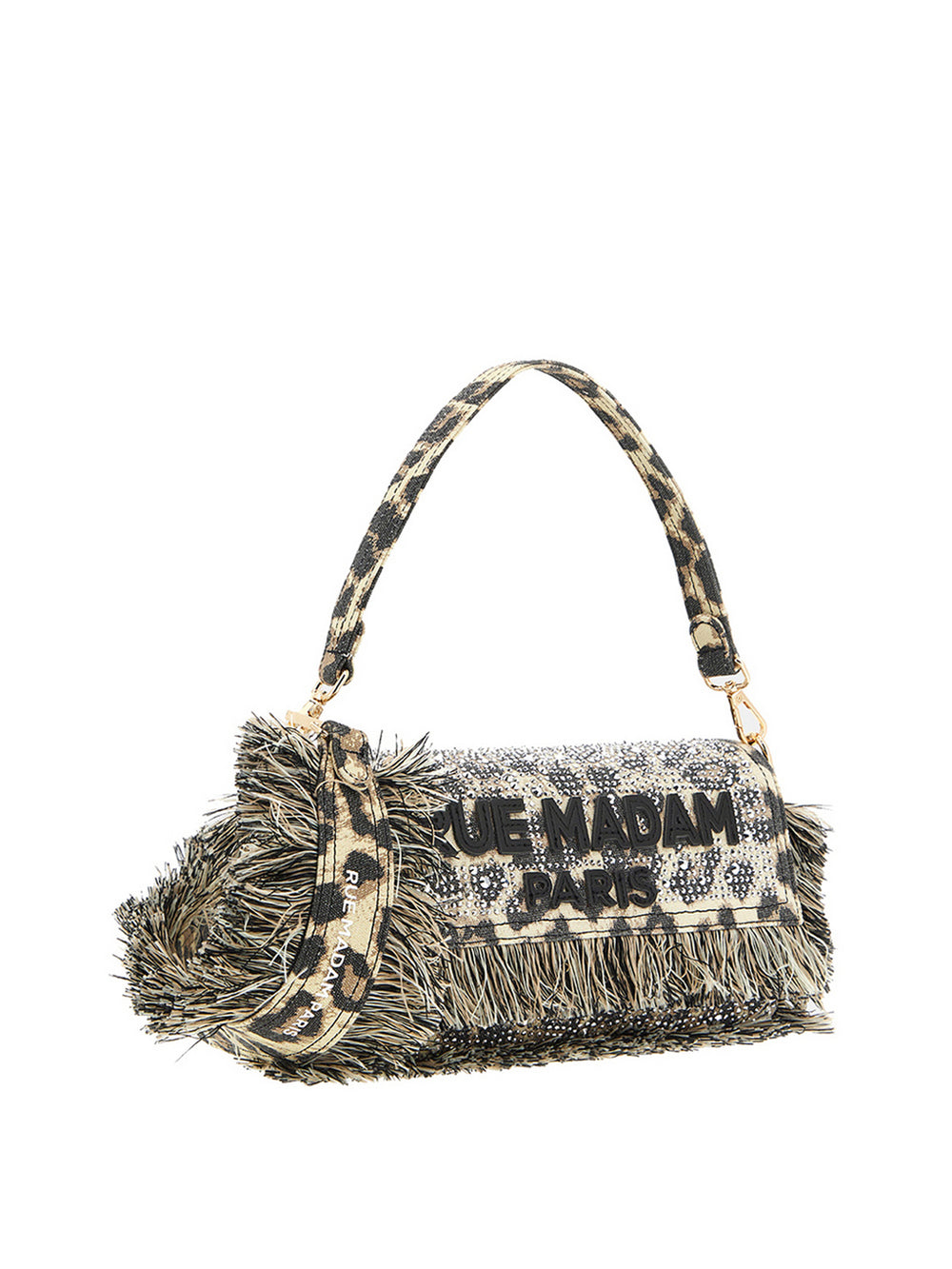 RUE MADAM Borsa A Spalla Rue Madam Casablanca - Leopardato
