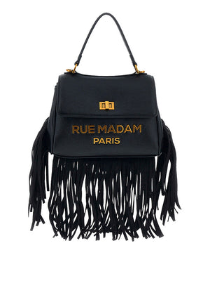 RUE MADAM Borsa A Mano Rue Madam Les Jours Xs Fringes Mini - Nero