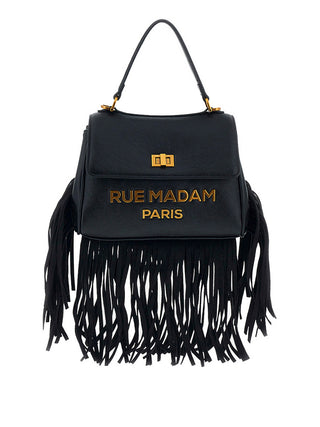 RUE MADAM Borsa A Mano Rue Madam Les Jours Xs Fringes Mini - Nero
