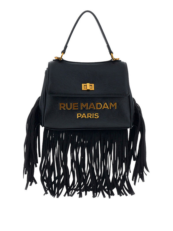 RUE MADAM Borsa A Mano Rue Madam Les Jours Xs Fringes Mini - Nero