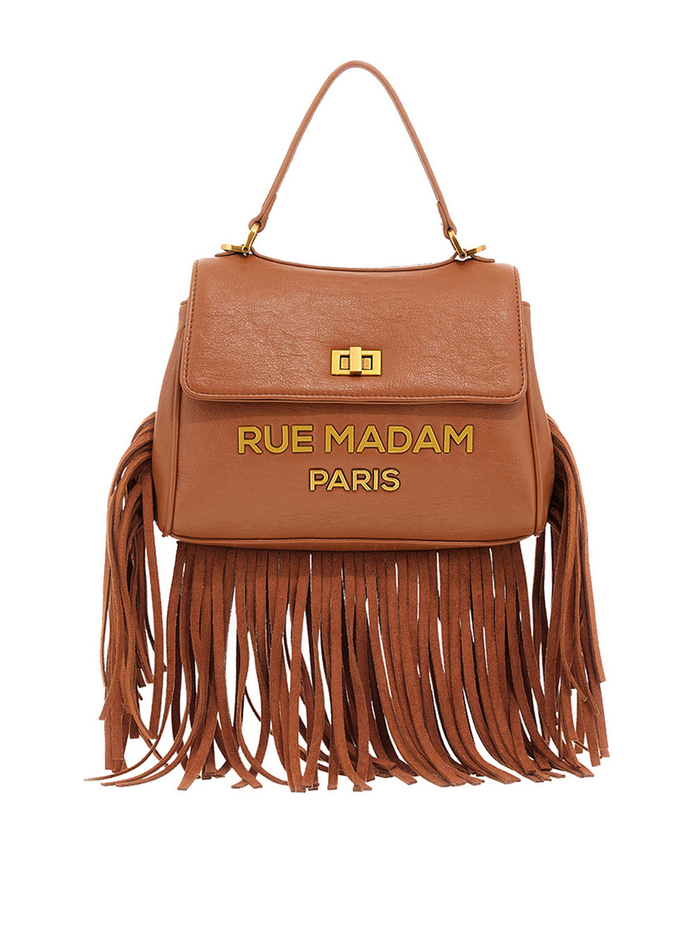 RUE MADAM Borsa A Mano Rue Madam Les Jours Xs Fringes - Cognac