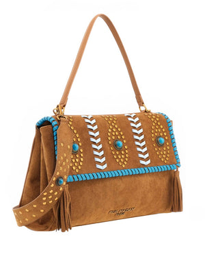 RUE MADAM Rue Madam Borsa A Mano Les Jours Xl Ectnicsuede Cognac
