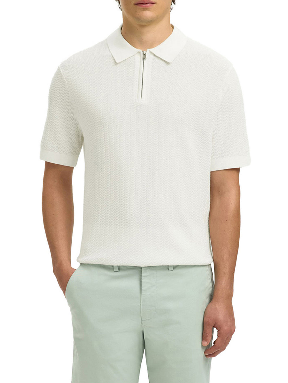 SELECTED Polo Selected - Bianco