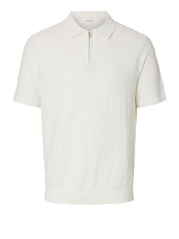 SELECTED Polo Selected - Bianco