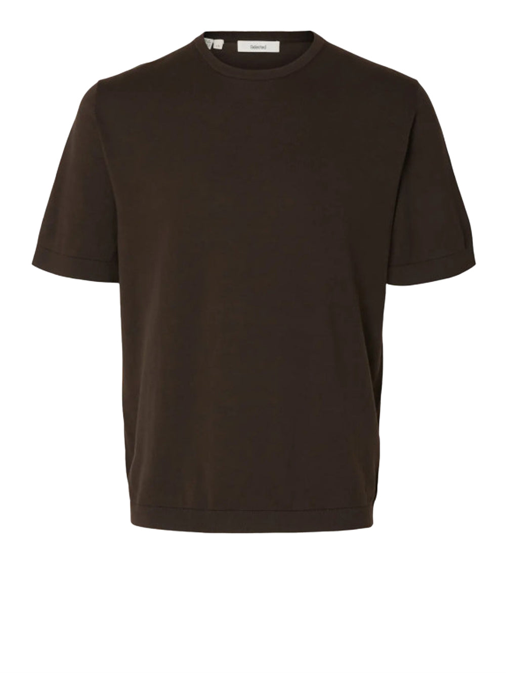 SELECTED T-Shirt Slhtorino Selected - Marrone