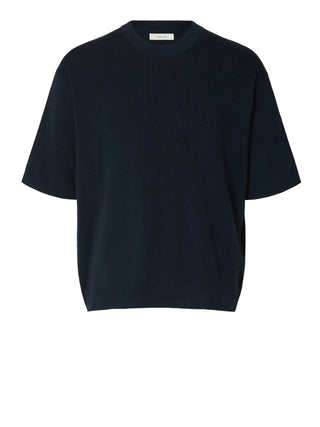 SELECTED T-Shirt Slhmattis Selected - Blu