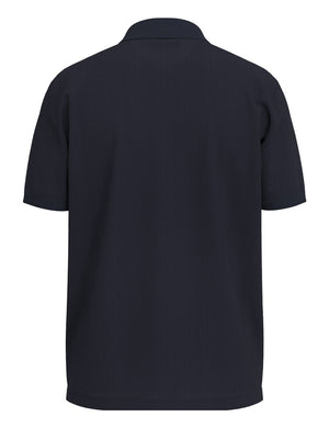 SELECTED Polo Slhcole Rib Selected - Blu