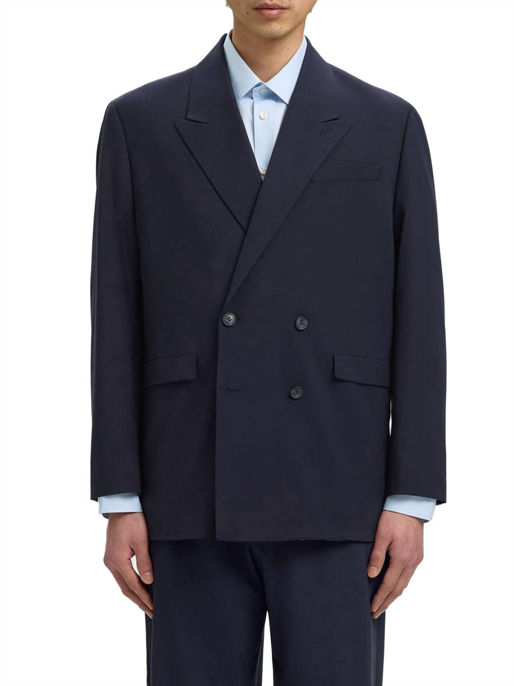 SELECTED CRAZY DAYS Blazer Slmrelaxed Liam Db Blz Selected - Blu