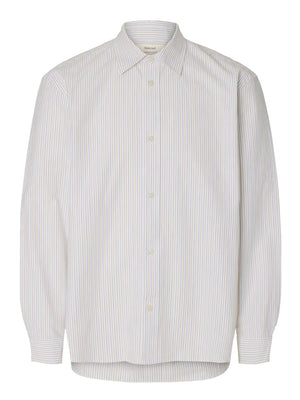 SELECTED STC Camicia Slhrlxsinus Selected - Bianco