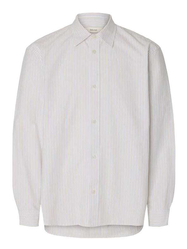 SELECTED STC Camicia Slhrlxsinus Selected - Bianco