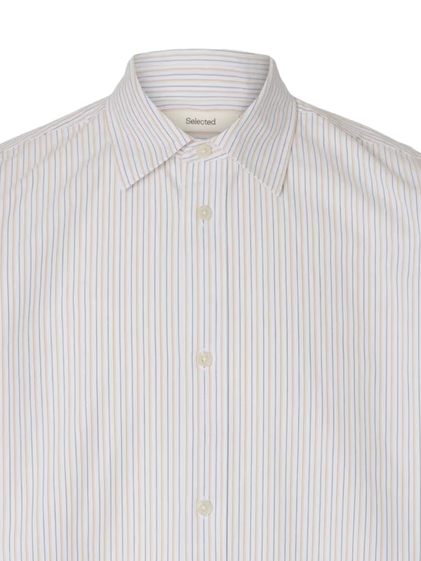 SELECTED STC Camicia Slhrlxsinus Selected - Bianco