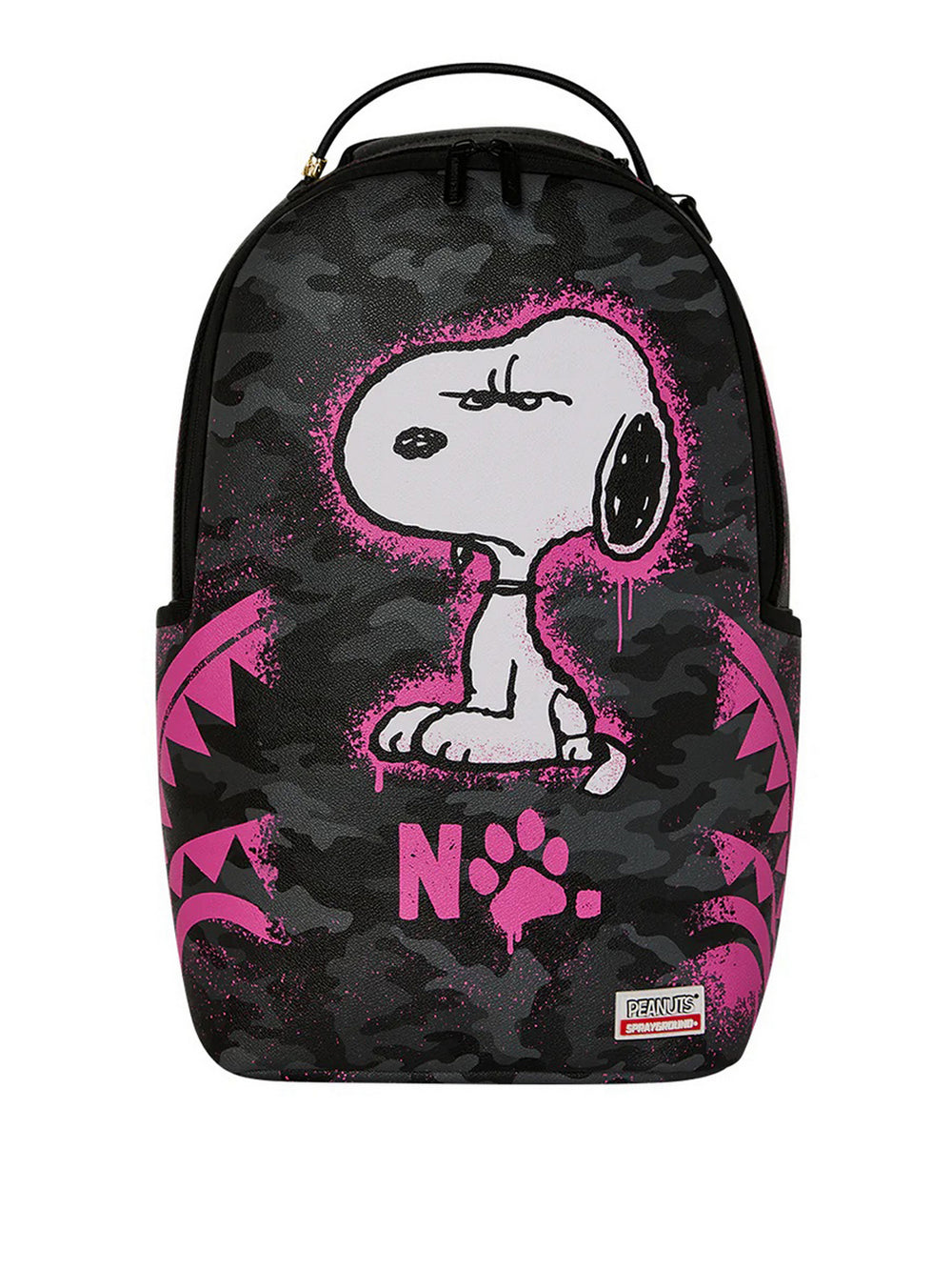 Sprayground Zaino Sprayground Snoopy Pink Stencil - Nero/Rosa