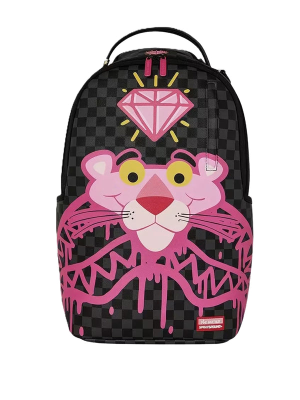 SPRAYGROUND Zaino Sprayground Pink Panther Drippy Diamonds - Nero/Rosa