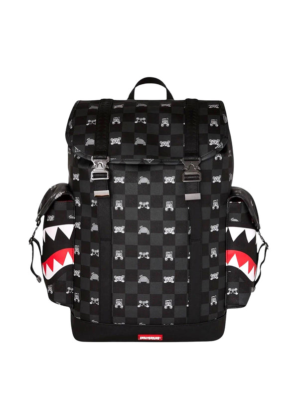 SPRAYGROUND Zaino Sprayground Peeking Character Check Montecarlo - Fantasia