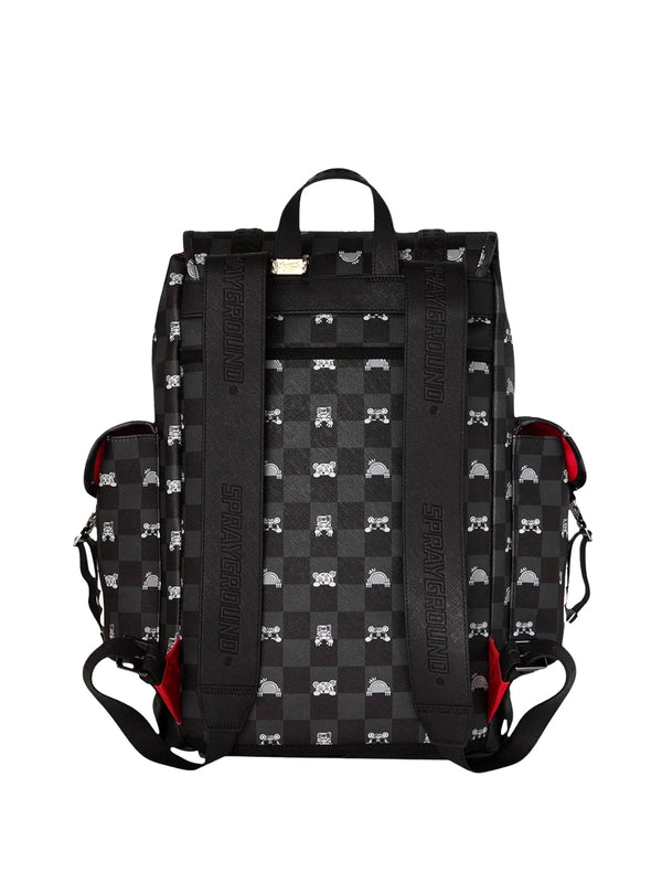 SPRAYGROUND Zaino Sprayground Peeking Character Check Montecarlo - Fantasia