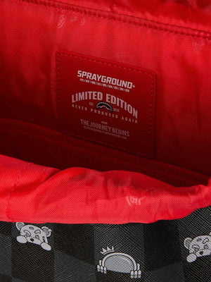 SPRAYGROUND Zaino Sprayground Peeking Character Check Montecarlo - Fantasia