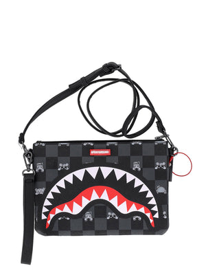 SPRAYGROUND Pochette Sprayground Peeking Character Check Crossover - Fantasia