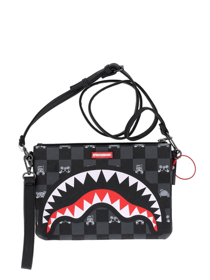 SPRAYGROUND Pochette Sprayground Peeking Character Check Crossover - Fantasia