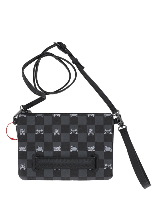 SPRAYGROUND Pochette Sprayground Peeking Character Check Crossover - Fantasia