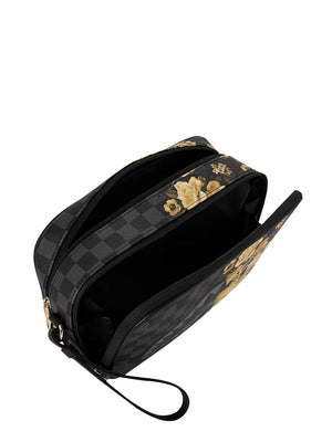 SPRAYGROUND Sprayground Pochette Gold Floral Remix Toiletry Brick - Fantasia