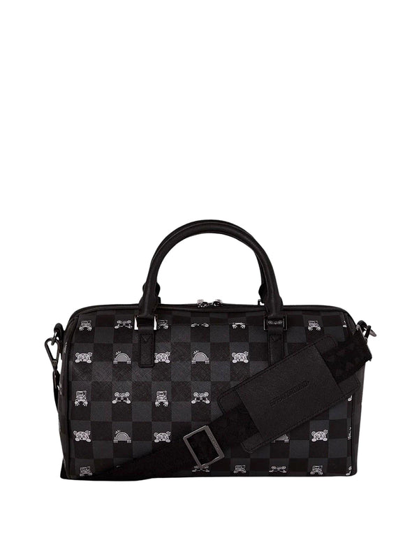 SPRAYGROUND Borsone Sprayground Peeking Character Check Mini Duffle - Fantasia