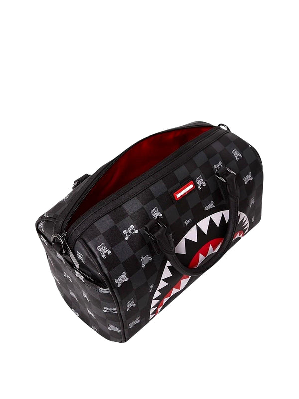 SPRAYGROUND Borsone Sprayground Peeking Character Check Mini Duffle - Fantasia