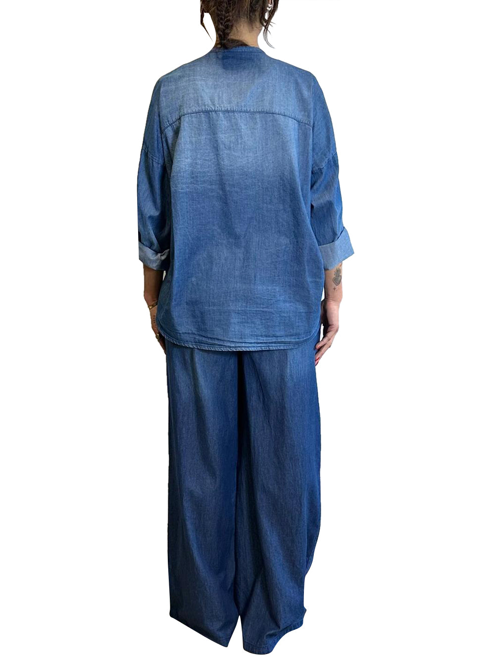 SUSY MIX Camicia Casual Chambray Susy Mix - Blu