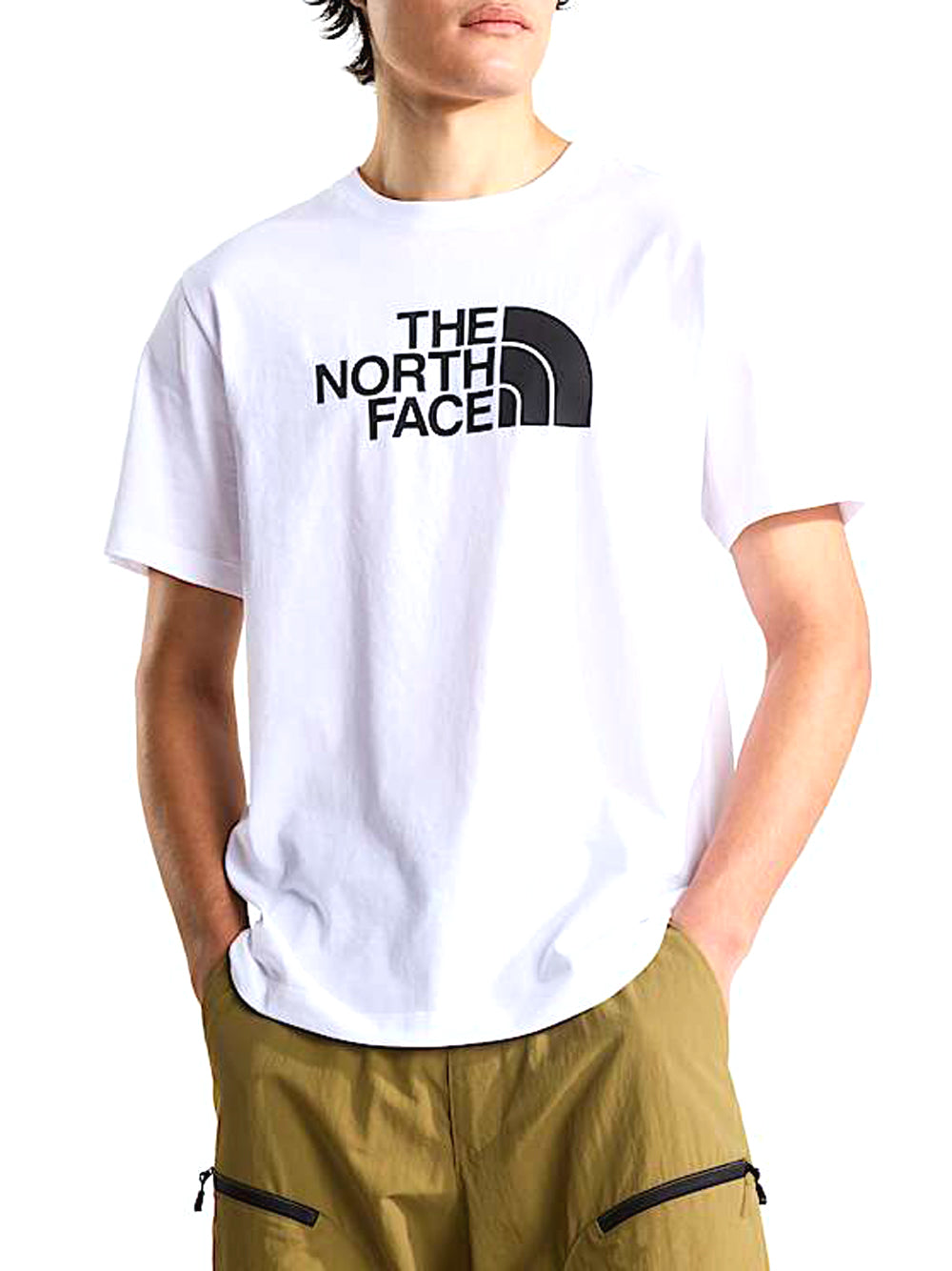 THE NORTH FACE T-Shirt Evolution Half Dome Regular The North Face - Bianco