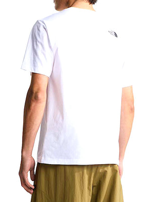 THE NORTH FACE T-Shirt Evolution Half Dome Regular The North Face - Bianco