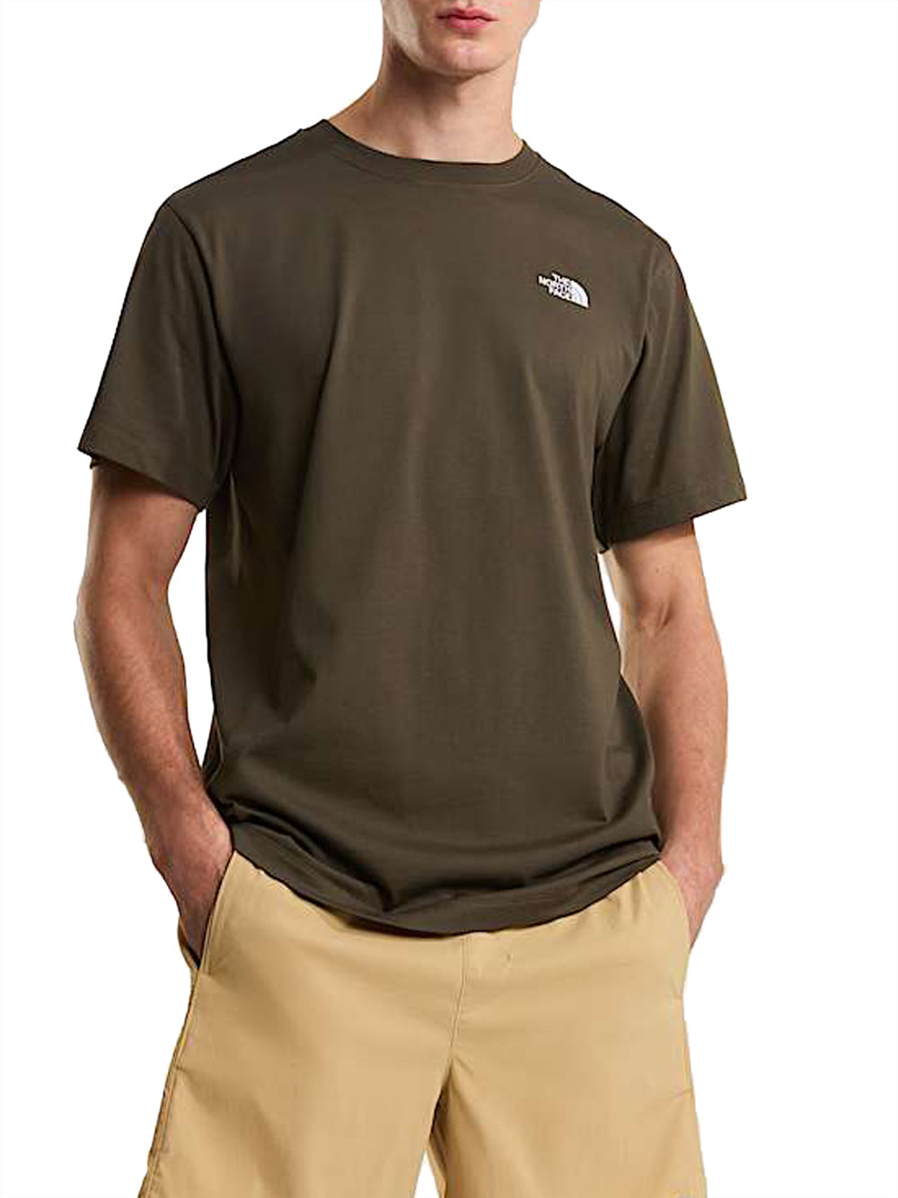 THE NORTH FACE T-Shirt Evolution Simple Dome Regular The North Face - Verde