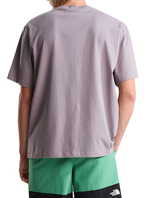 THE NORTH FACE T-Shirt TNF Essential Simple Dome The North Face - Grigio/Viola