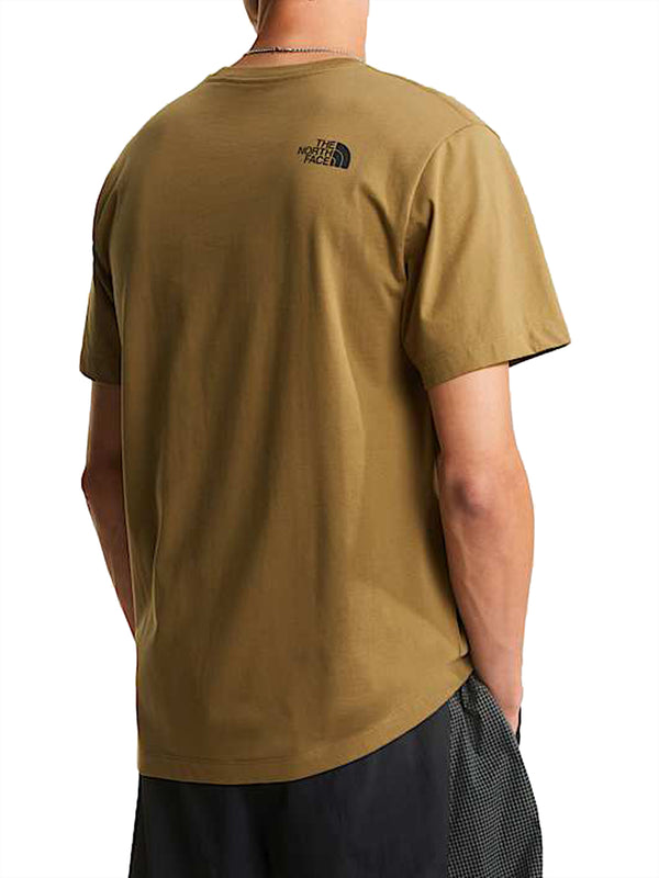 THE NORTH FACE T-Shirt Evolution Box Half Dome Regular The North Face - Ocra