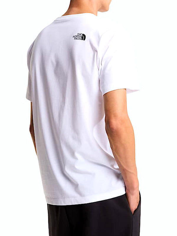 THE NORTH FACE T-Shirt Evolution Box Half Dome Regular The North Face - Bianco