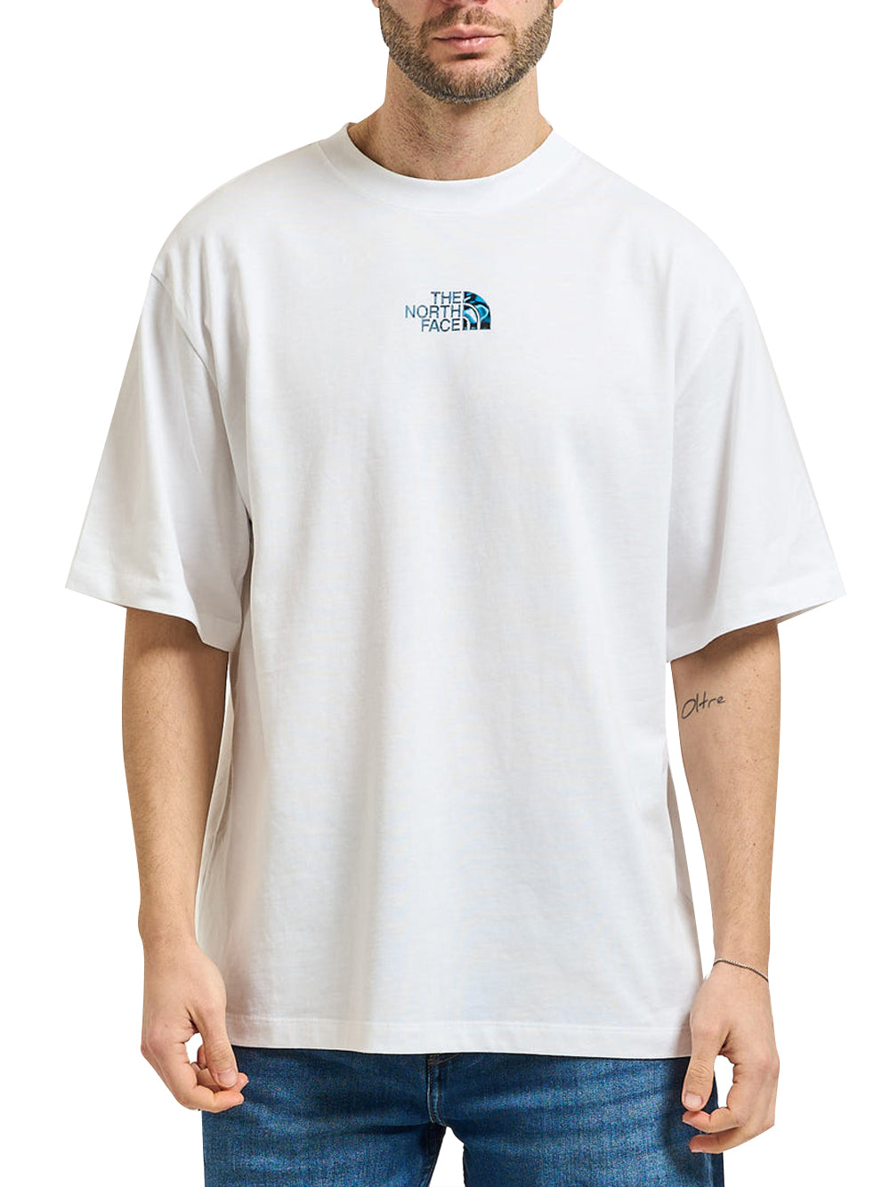 THE NORTH FACE T-Shirt Liquid Logo Oversize Short Sleeve Tee The North Face - Bianco