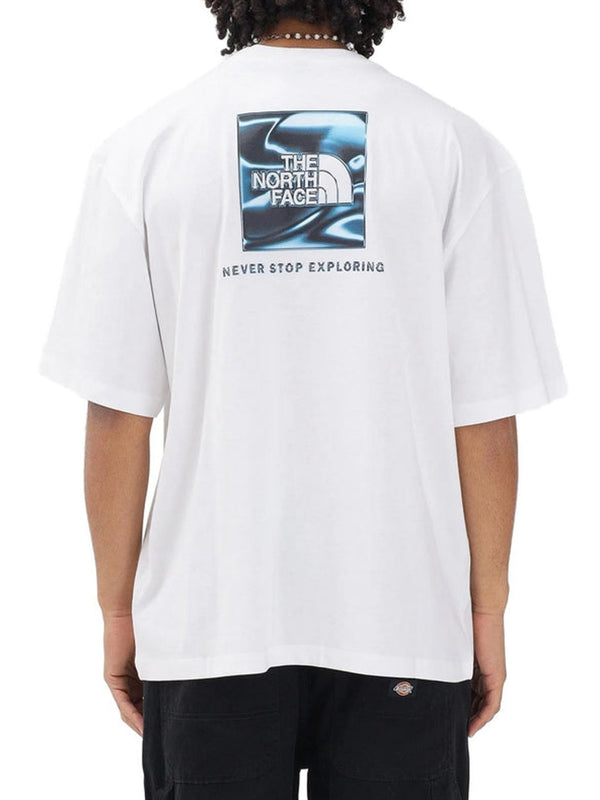 THE NORTH FACE T-shirt Liquid NSE Box Oversized Graphic The North Face - Bianco