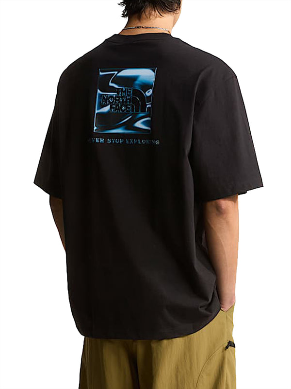 THE NORTH FACE T-shirt Liquid NSE Box Oversized Graphic The North Face - Nero