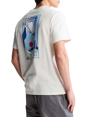 THE NORTH FACE T-shirt Mountain Celebration Regular The North Face - Panna