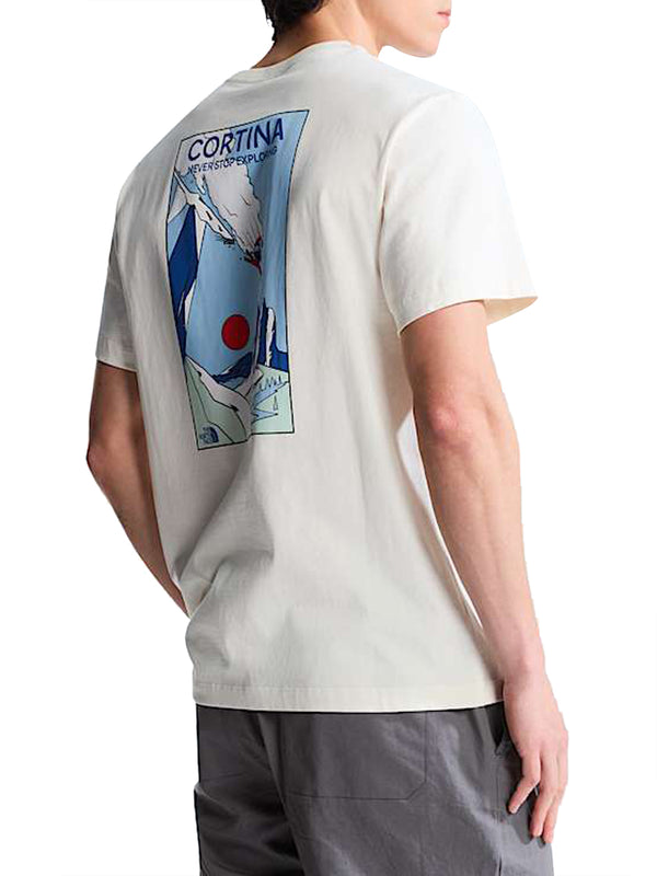 THE NORTH FACE T-shirt Mountain Celebration Regular The North Face - Panna