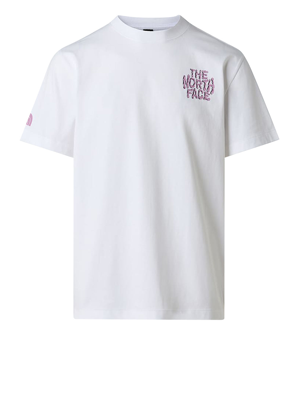 THE NORTH FACE T-shirt Drip Logo Relaxed The North Face - Bianco