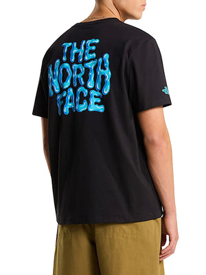 THE NORTH FACE T-shirt Drip Logo Relaxed The North Face - Nero