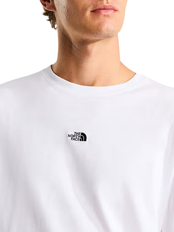 THE NORTH FACE T-Shirt The North Face Essential Centre Logo Relaxed - Bianco