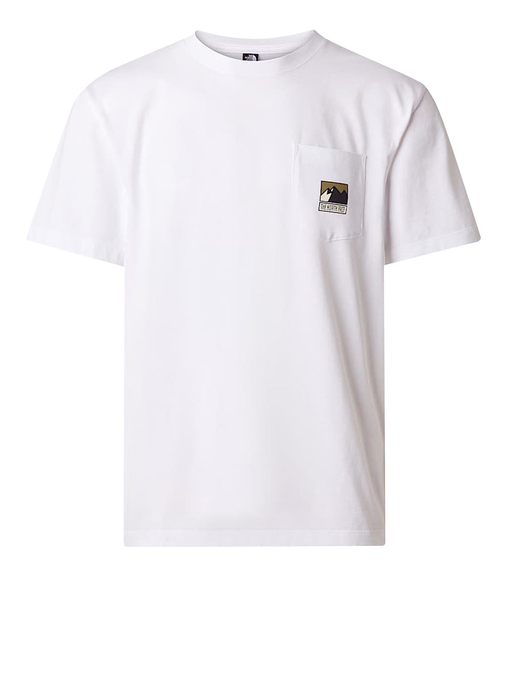 THE NORTH FACE T-shirt Mountain Logo Relaxed The North Face - Bianco