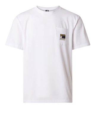 THE NORTH FACE T-shirt Mountain Logo Relaxed The North Face - Bianco