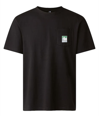 THE NORTH FACE T-Shirt Mountain Logo Relaxed The North Face - Nero